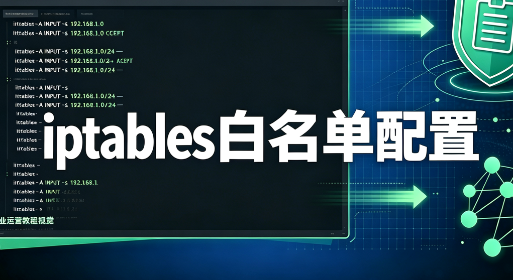 iptables白名单配置及新增服务端口的方法 iptables白名单配置及新增服务端口的方法